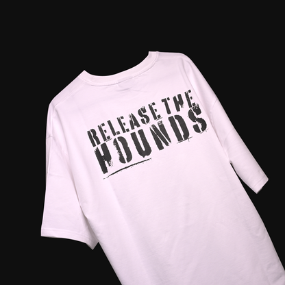 Release the Hounds T-shirt (white)